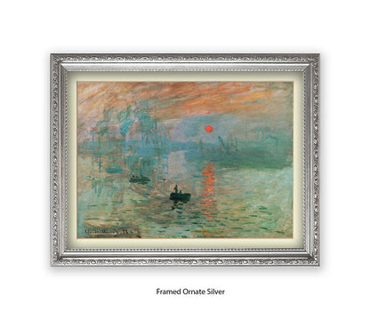 Monet Boats Art Print