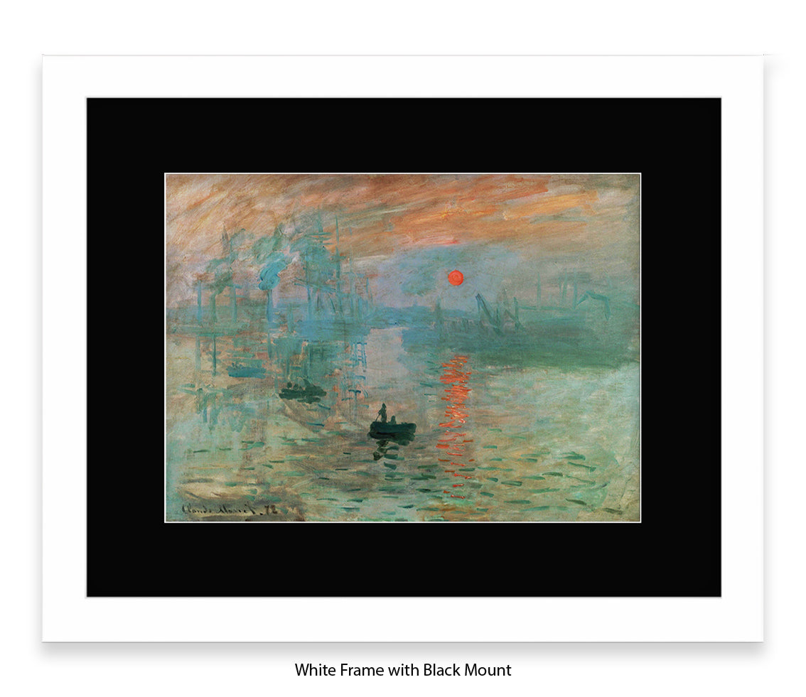 Monet Boats Art Print