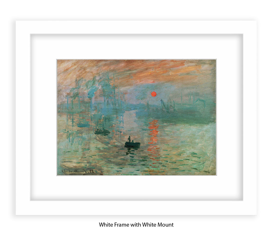 Monet Boats Art Print