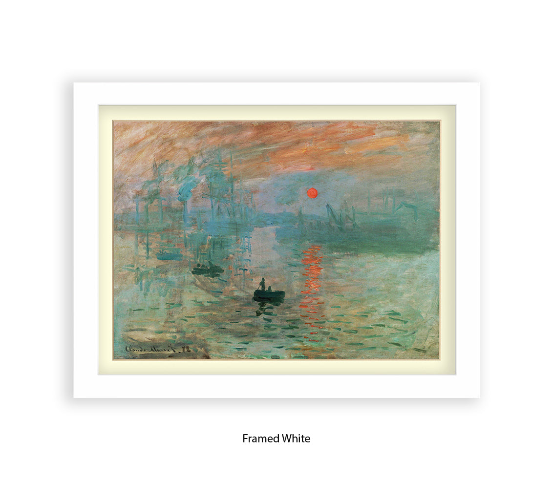 Monet Boats Art Print