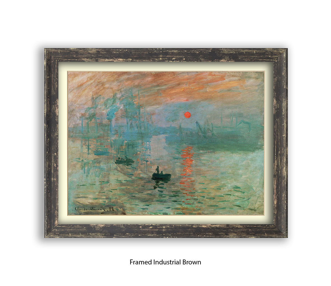 Monet Boats Art Print