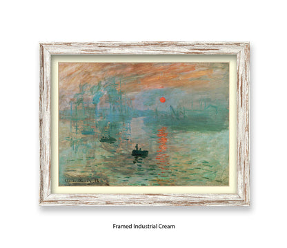 Monet Boats Art Print