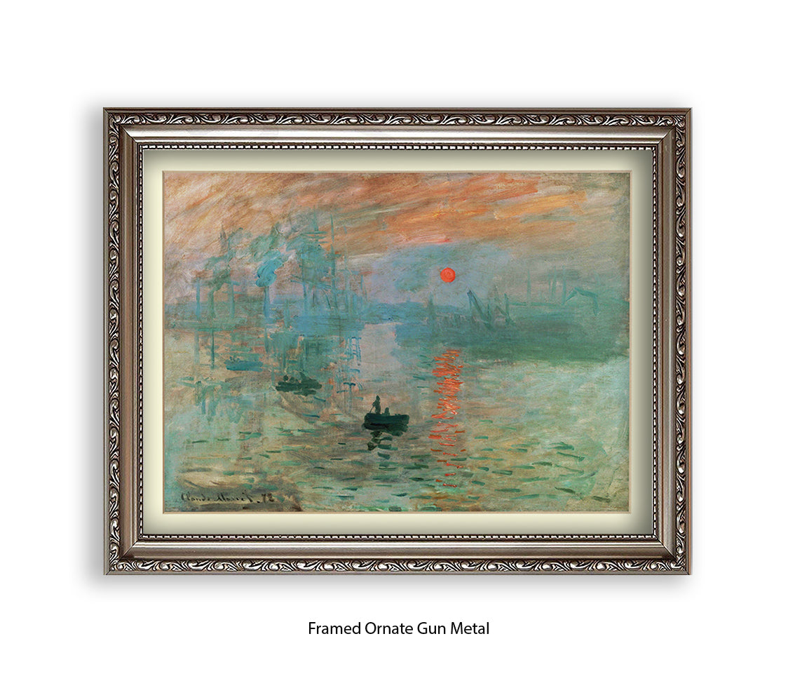 Monet Boats Art Print