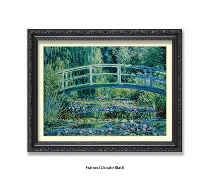 Monet Bridge Art Print