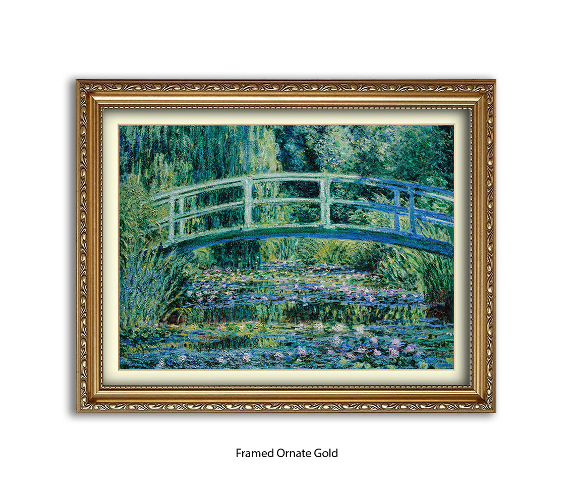 Monet Bridge Art Print