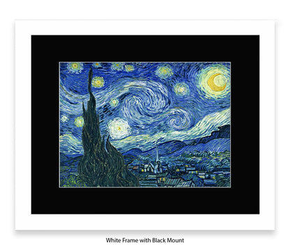 Starry Night Steeple Van Gogh Art Print