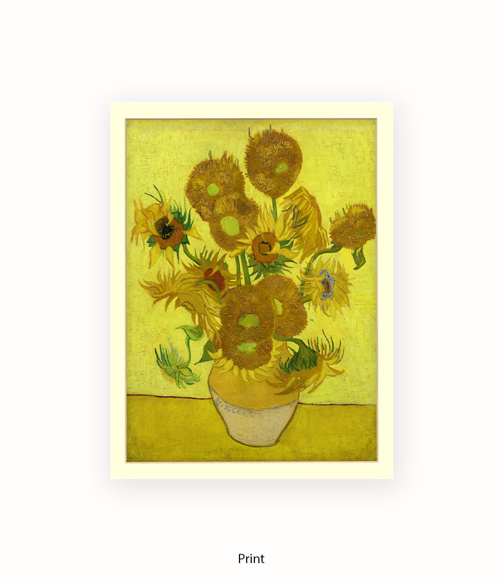 Sunflowers Van Gogh Art Print