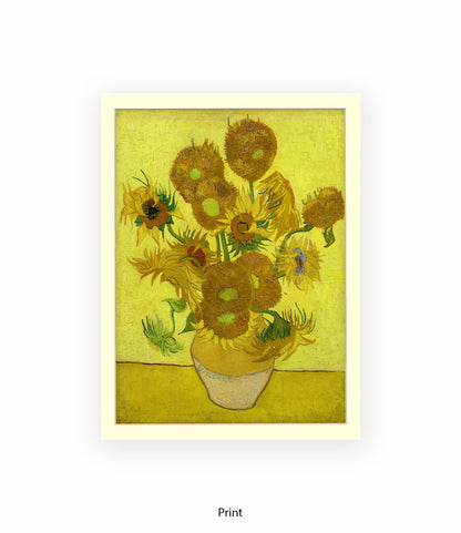 Sunflowers Van Gogh Art Print