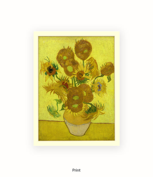 Sunflowers Van Gogh Art Print