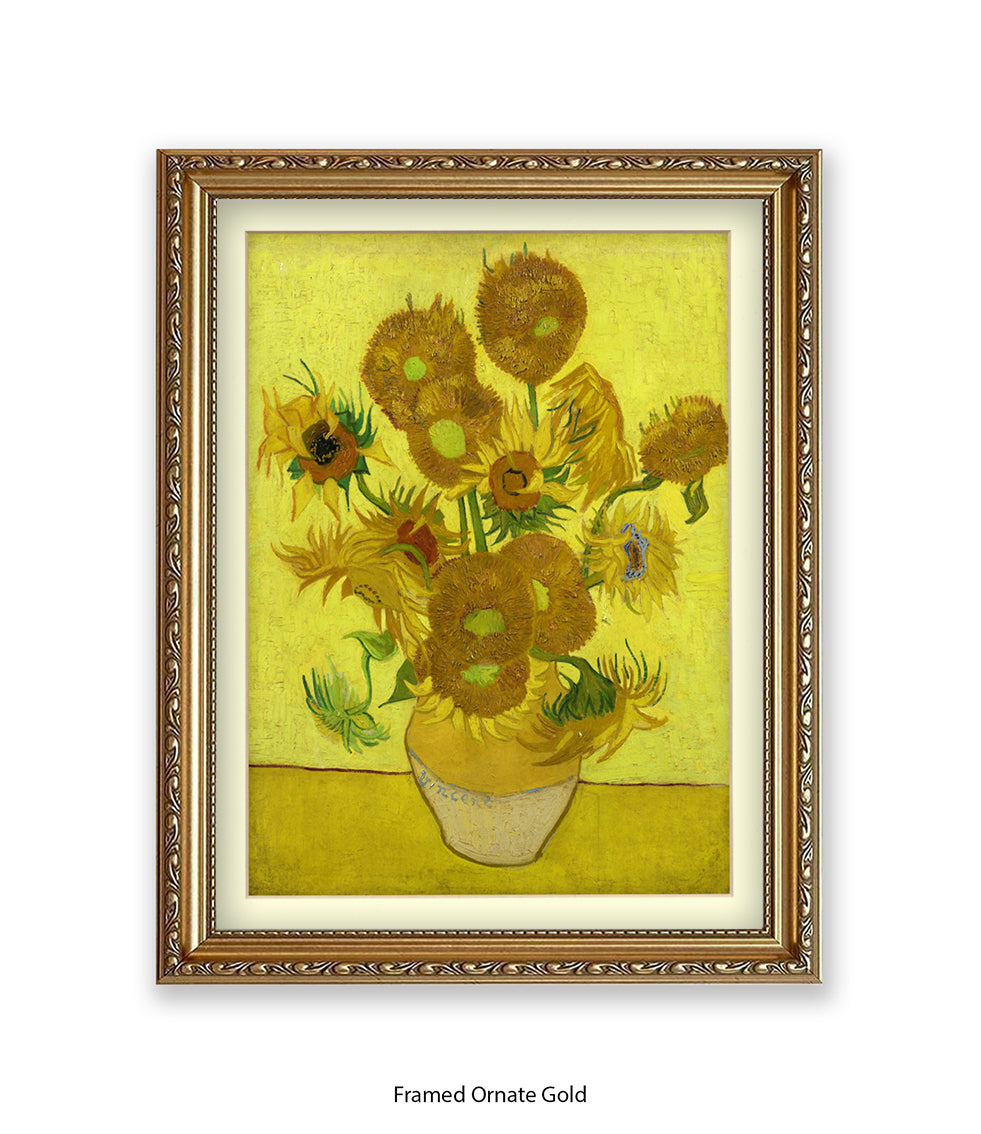 Sunflowers Van Gogh Art Print