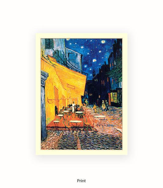 Terrace De Cafe Van Gogh Art Print