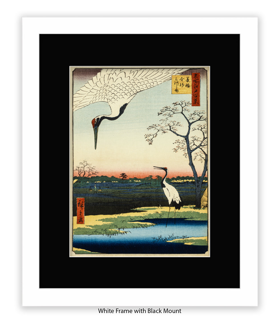 2 Cranes ( Birds ) Minowa Art Print