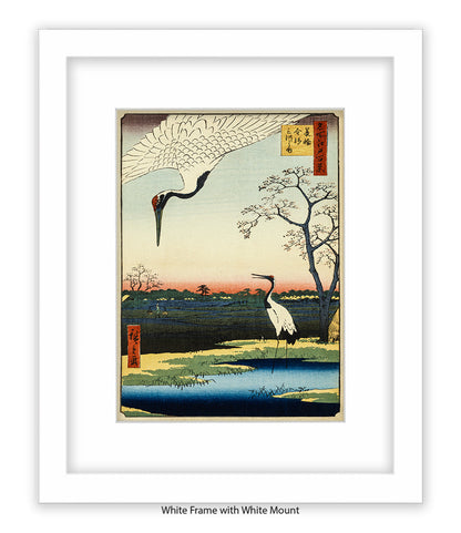 2 Cranes ( Birds ) Minowa Art Print