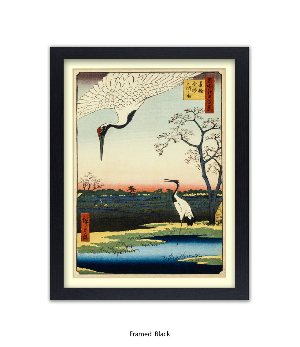 2 Cranes ( Birds ) Minowa Art Print