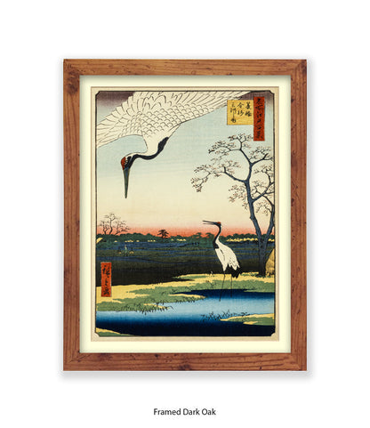 2 Cranes ( Birds ) Minowa Art Print