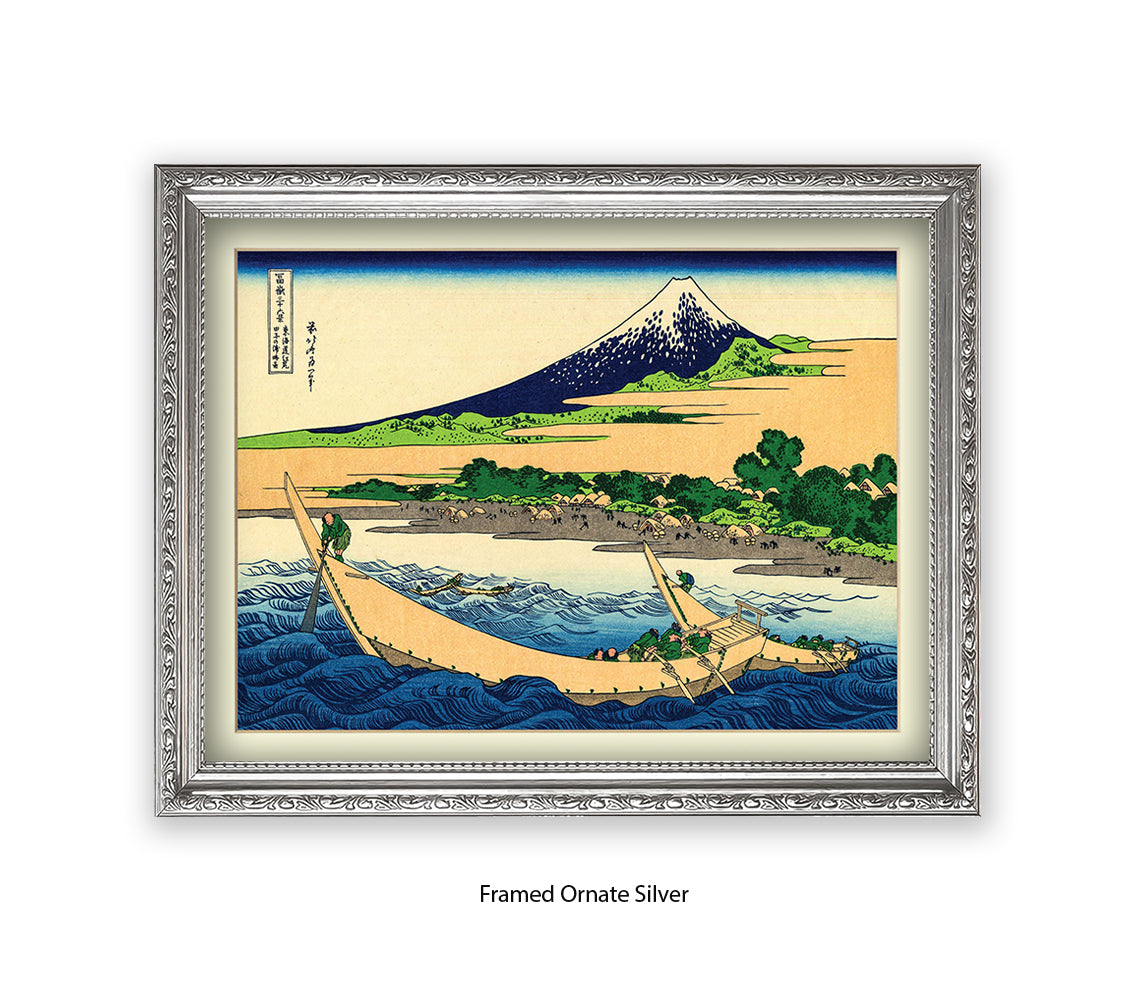 Mount Fuji Shore Of Tago Bay Japanese Art Print