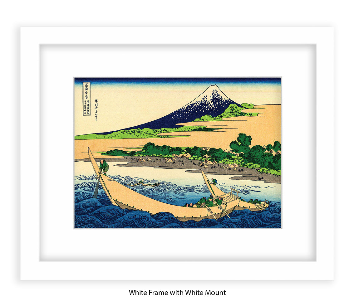 Mount Fuji Shore Of Tago Bay Japanese Art Print