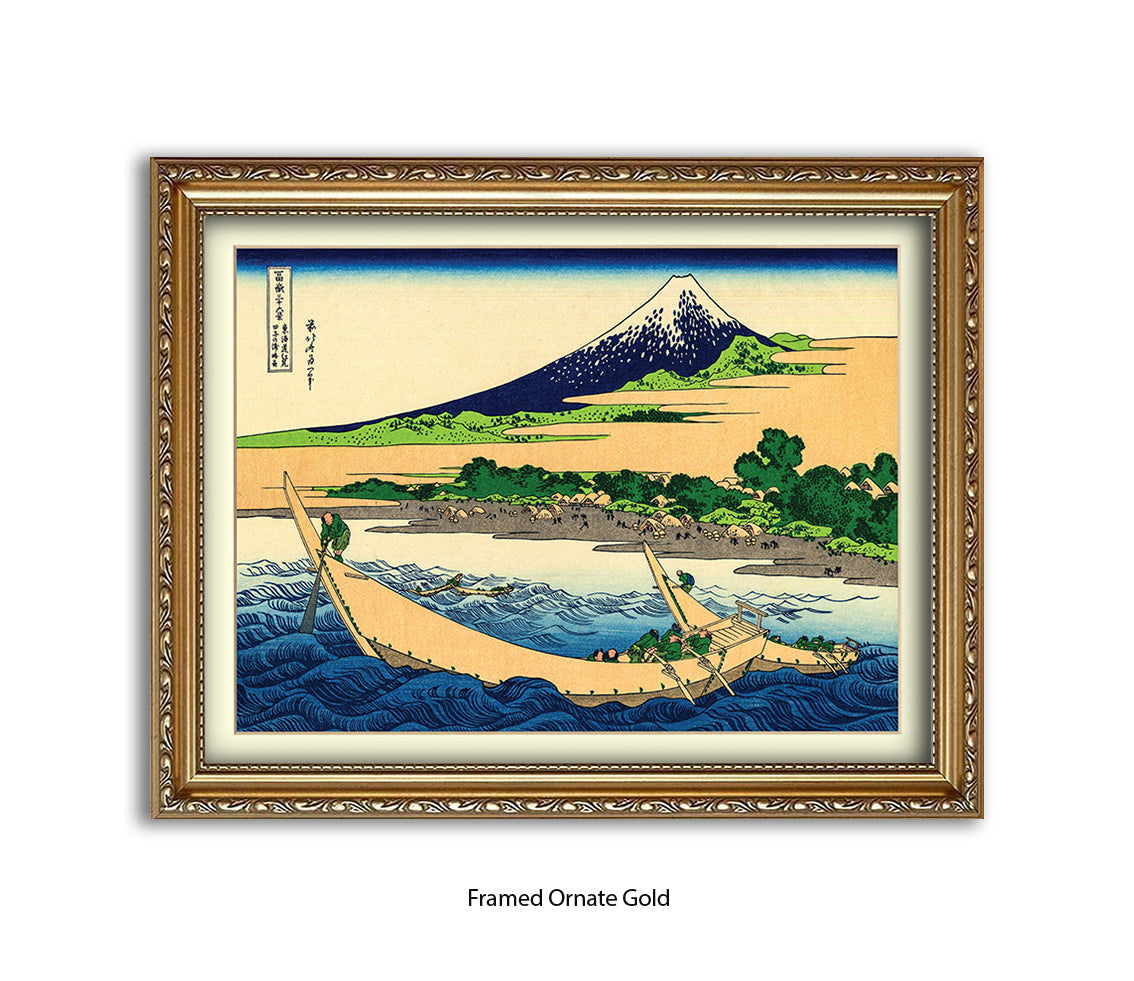 Mount Fuji Shore Of Tago Bay Japanese Art Print