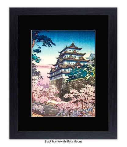 Temple Nagoya Castle Japanese Art Print