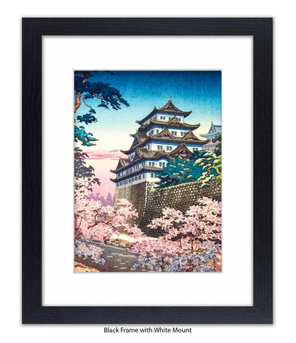 Temple Nagoya Castle Japanese Art Print