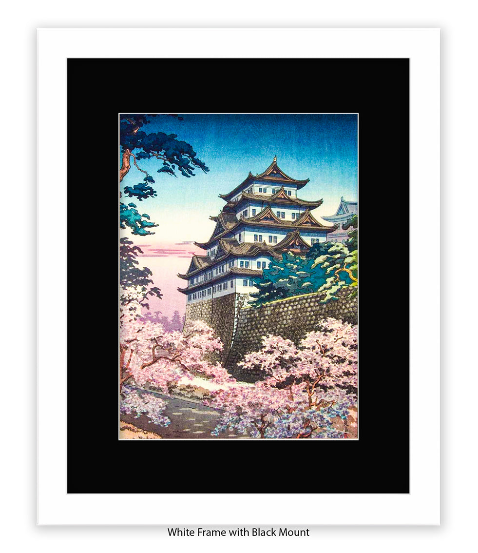 Temple Nagoya Castle Japanese Art Print