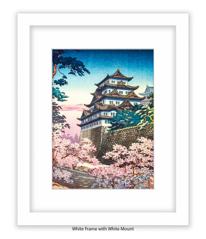 Temple Nagoya Castle Japanese Art Print