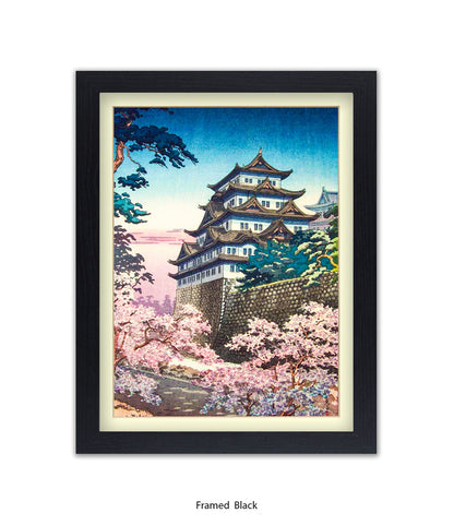 Temple Nagoya Castle Japanese Art Print