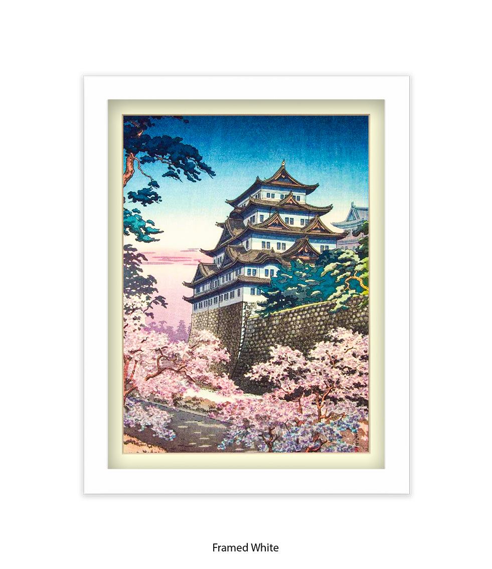 Temple Nagoya Castle Japanese Art Print