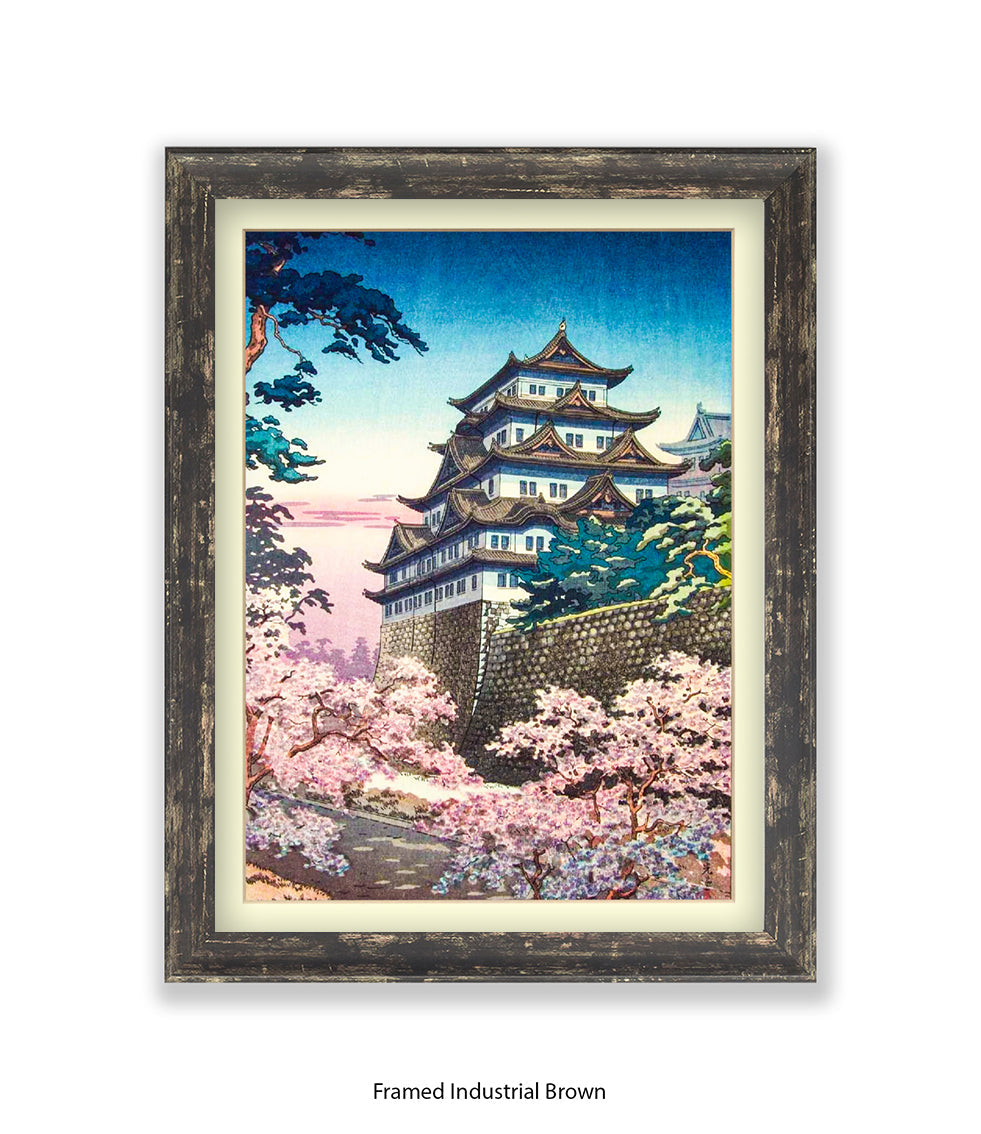 Temple Nagoya Castle Japanese Art Print