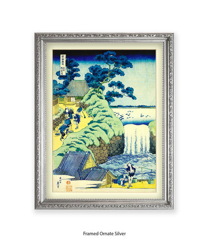 Waterfall Japanese Art Print