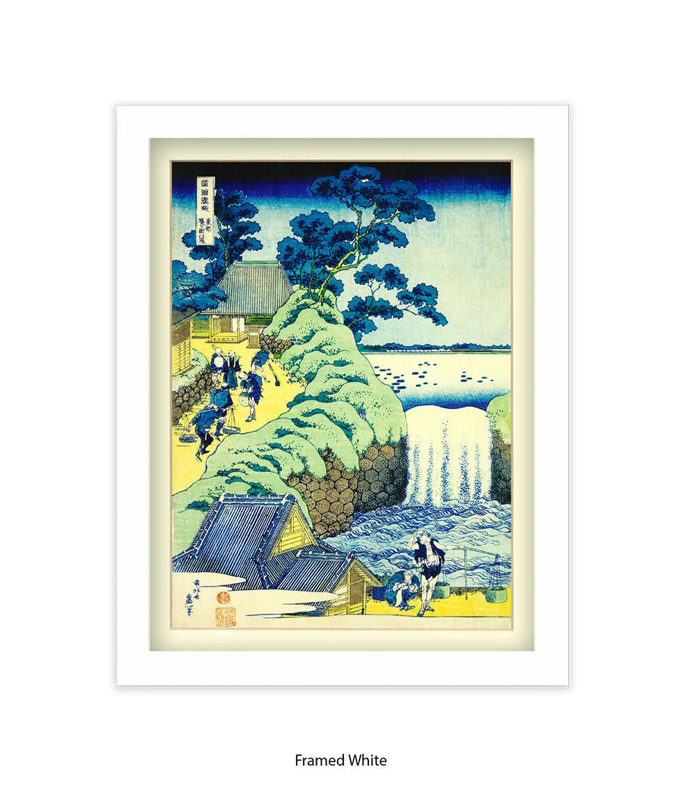 Waterfall Japanese Art Print