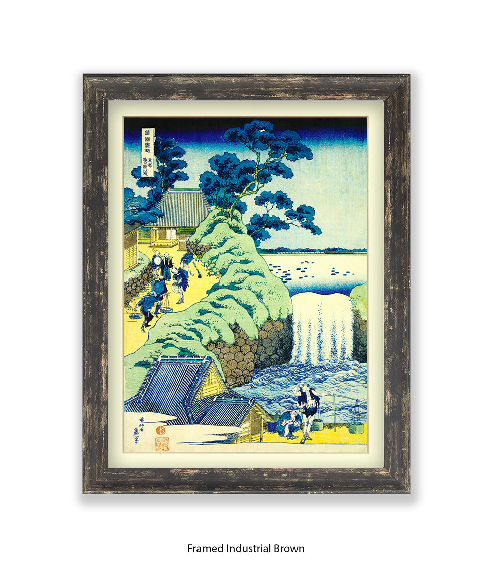 Waterfall Japanese Art Print