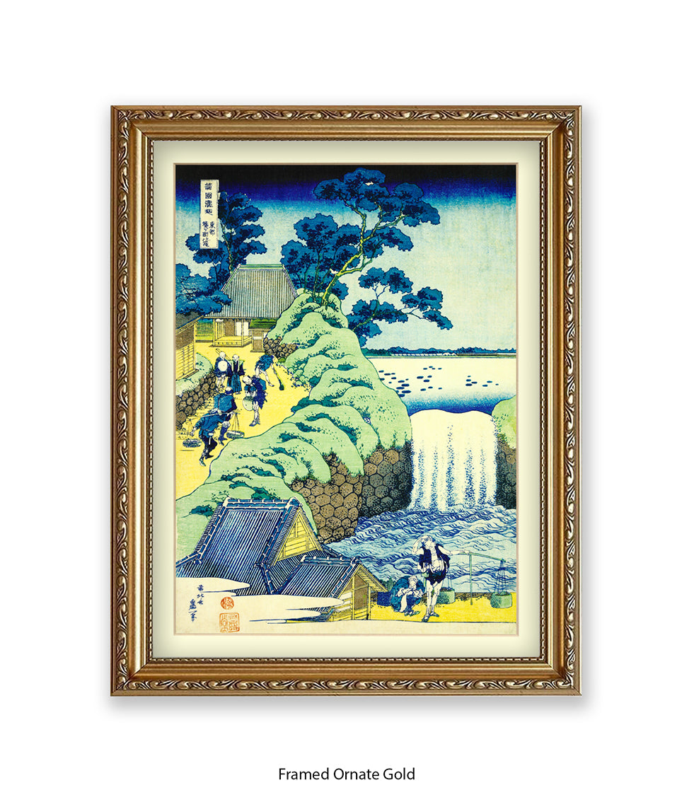 Waterfall Japanese Art Print