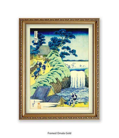 Waterfall Japanese Art Print