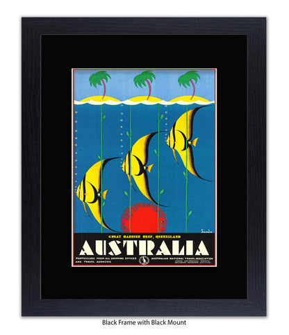 Australia Tropical Fish Art Print