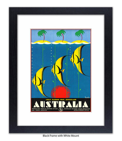 Australia Tropical Fish Art Print