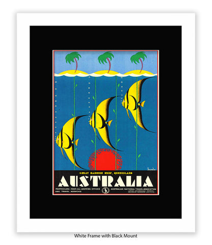 Australia Tropical Fish Art Print