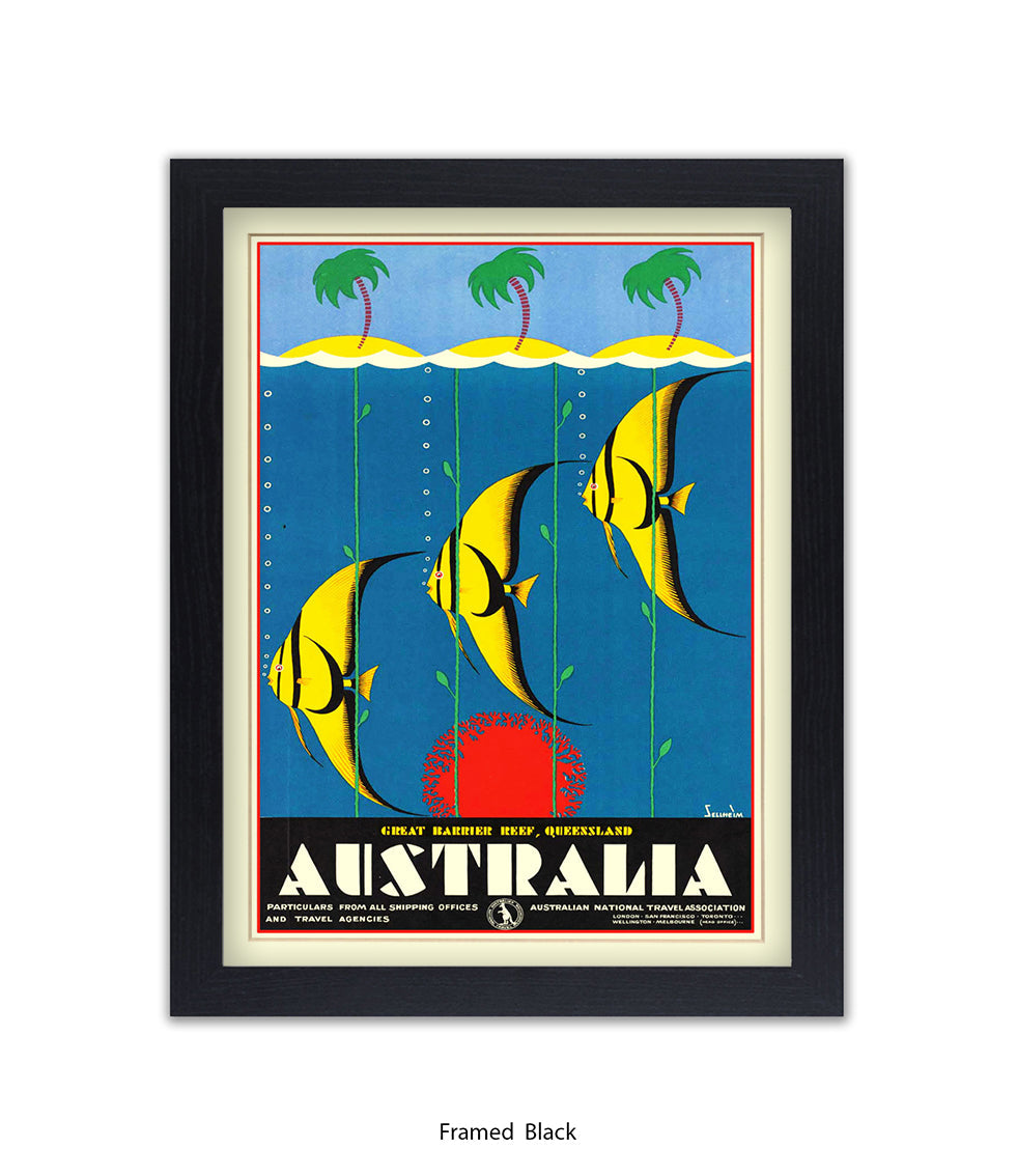 Australia Tropical Fish Art Print