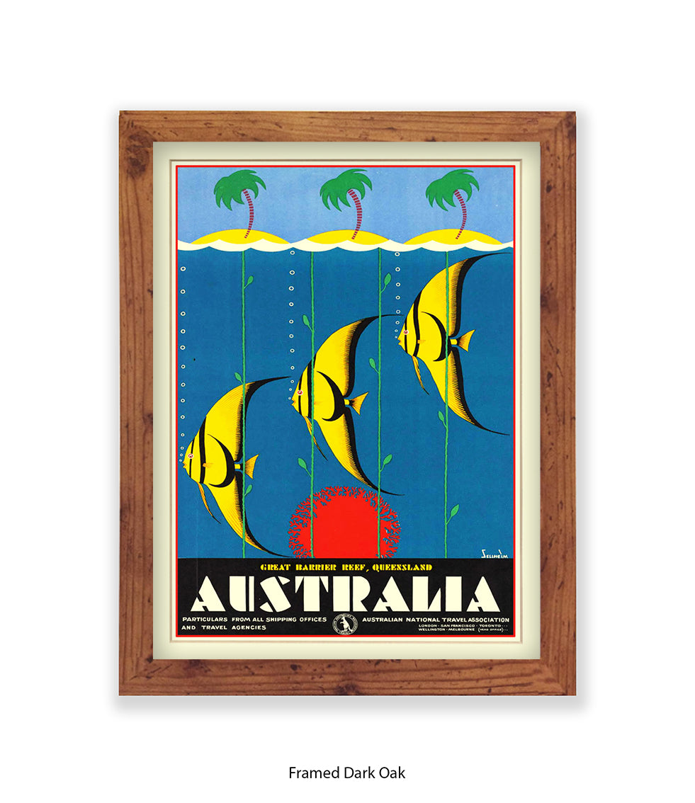 Australia Tropical Fish Art Print