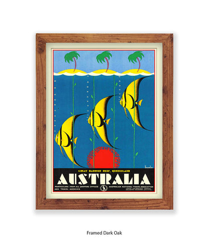 Australia Tropical Fish Art Print