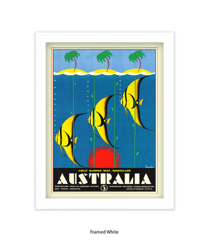 Australia Tropical Fish Art Print