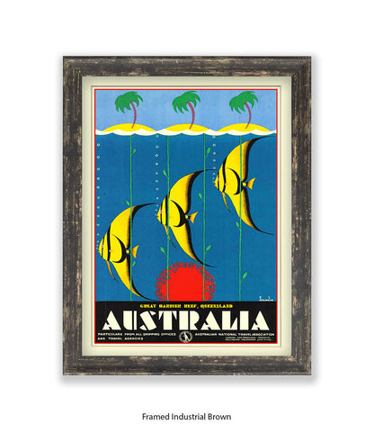 Australia Tropical Fish Art Print