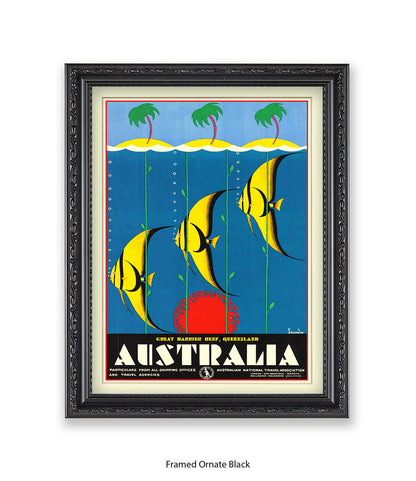 Australia Tropical Fish Art Print