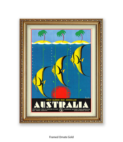 Australia Tropical Fish Art Print