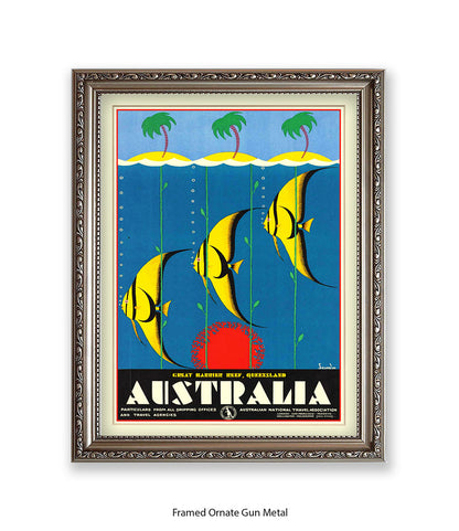 Australia Tropical Fish Art Print