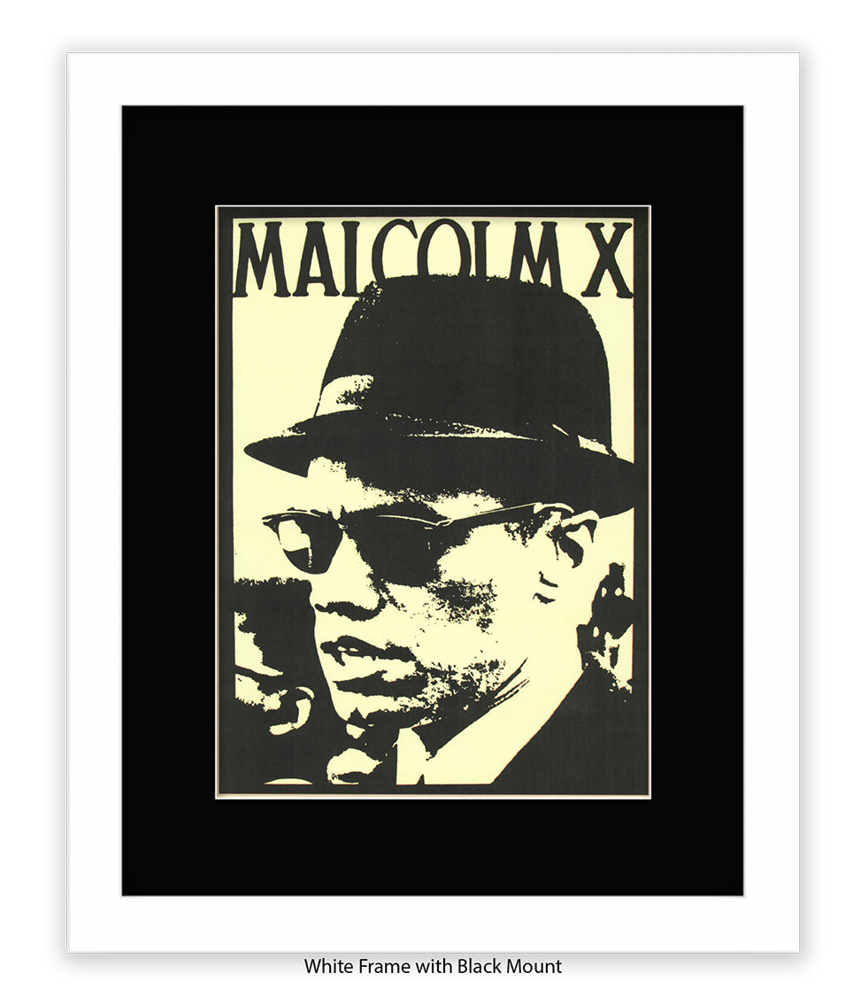 Malcolm X Sunglasses Art Print