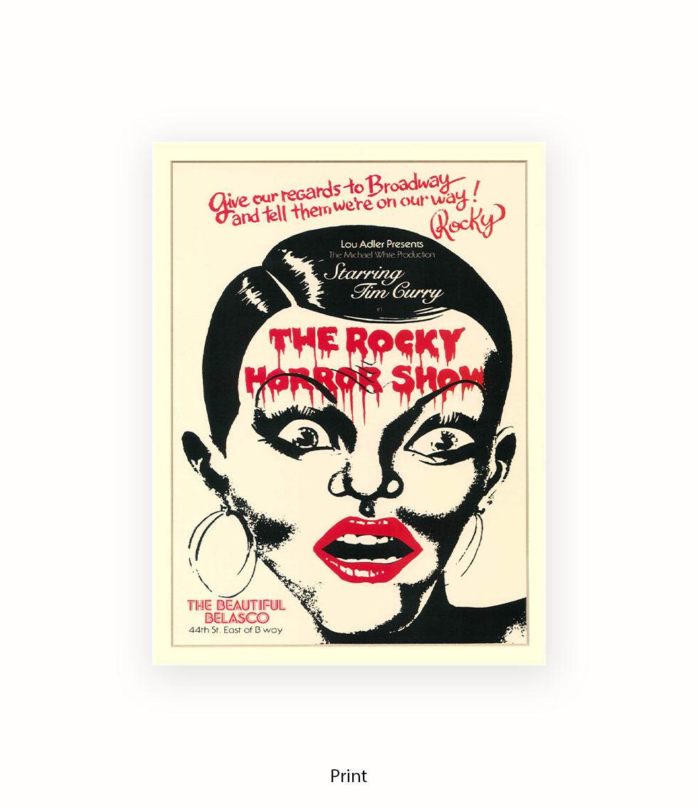 Rocky Horror Broadway Theatre Art Print