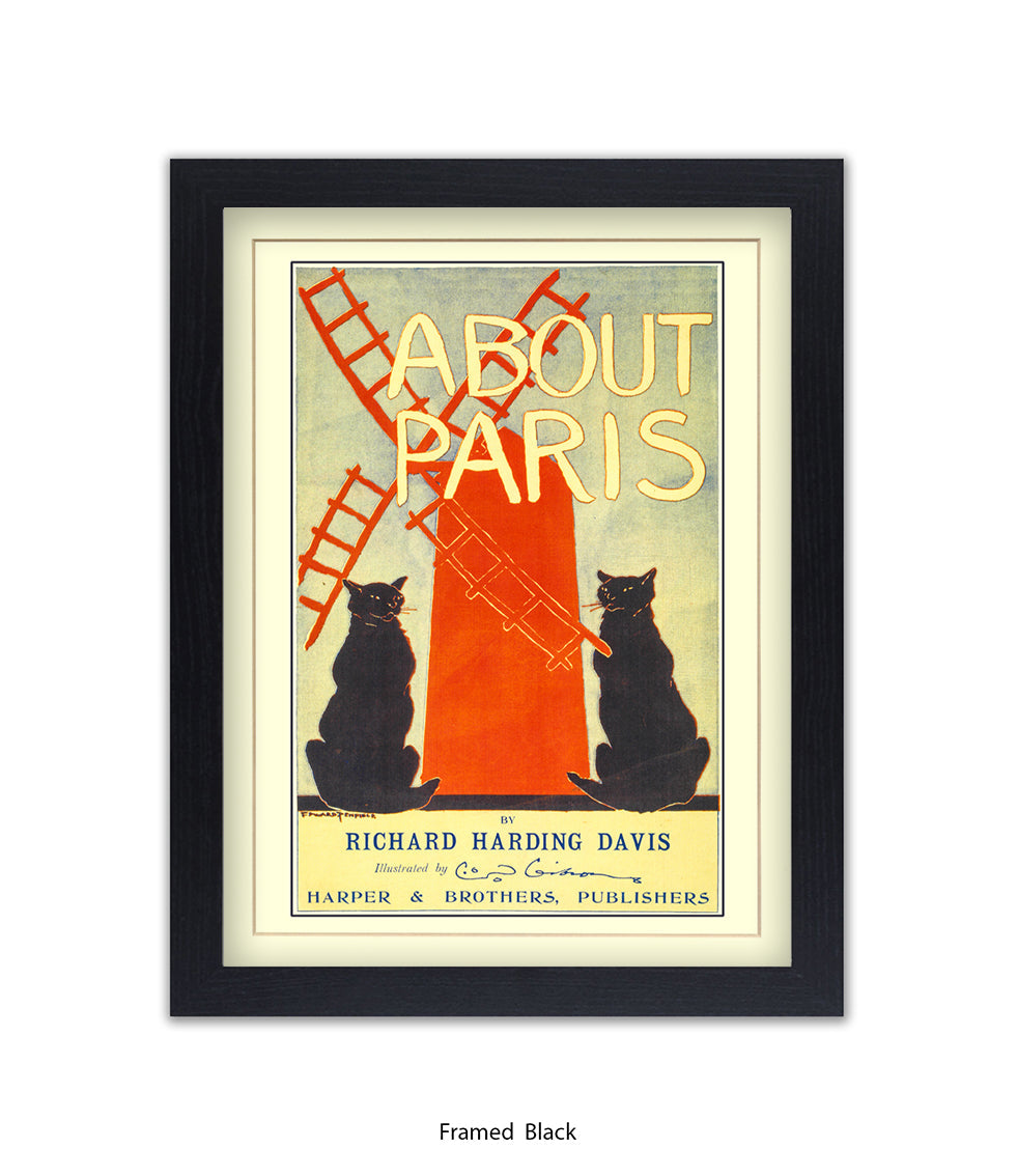 About Paris Art Print