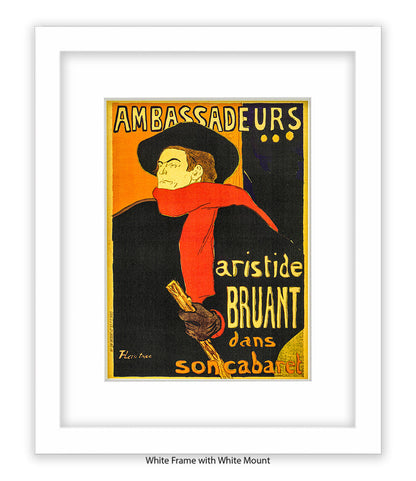 Ambassadeurs - Artiste Bruant - Lautrec Art Print