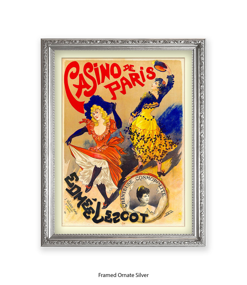 Casino De Paris Lescot Lautrec Art Print